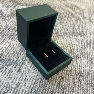 Macy's Gold Bar Stud Set Post Dainty Minimalist Earrings✨